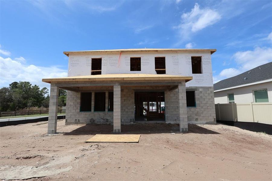In-progress construction of a new home in Bay Lake Farms, St. Cloud, FL (Image 12).