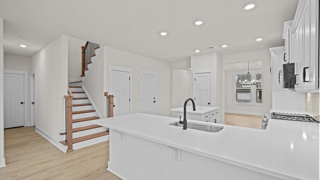 Furnished interior view inside a new home in Fox Hollow, Spartanburg (Image 10). Furnished interior view inside a new home in Fox Hollow, Spartanburg (Image 10).