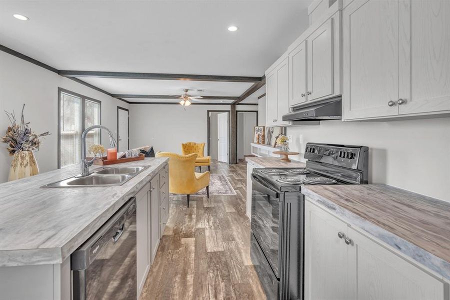 Furnished interior view inside a new home in , Granbury (Image 6).