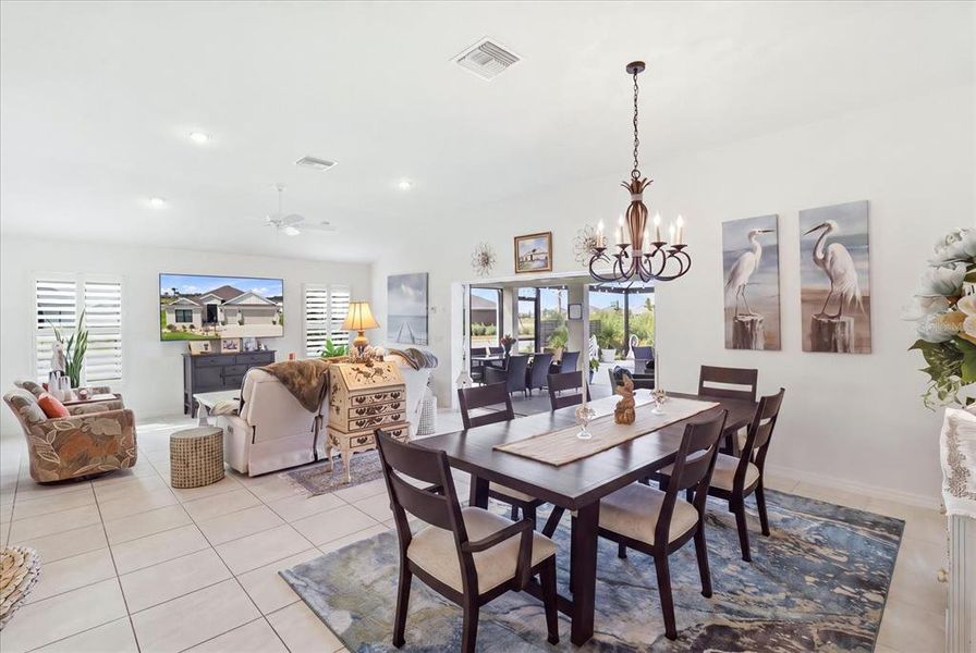 Furnished interior view inside a new home in , The Villages (Image 7).