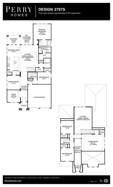 Floor Plan for 2797S