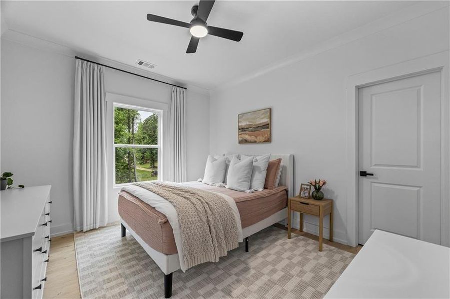 Furnished interior view inside a new home in , Hoschton (Image 40). Furnished interior view inside a new home in , Hoschton (Image 40).