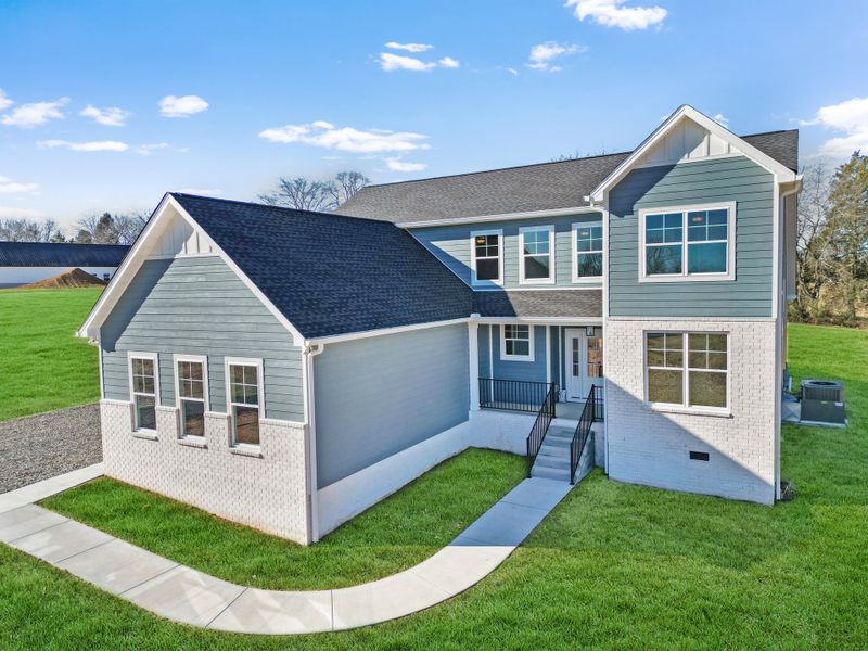Representative exterior photo of a completed home built from the The Cassie by Norfleet Builders in Judah Hills, Cross Plains, TN (Image 1).