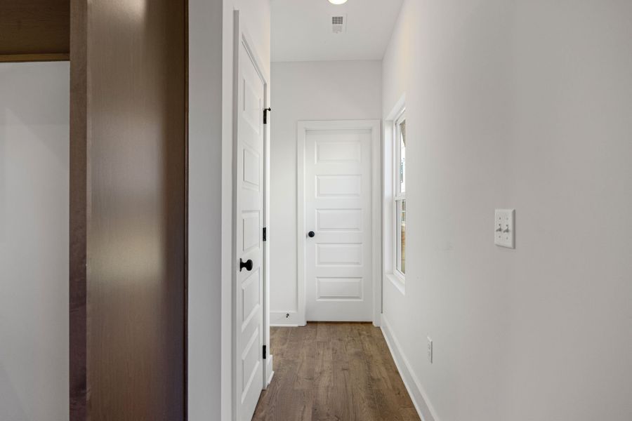 Representative unfurnished interior of a home built from the Gayle Townhome by Parkside Builders in The Parks of Mill Town, Chattanooga (Image 23).