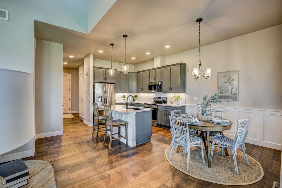 Representative furnished interior of a home built from the The Avalon by Landmark Homes in Vernazza, Windsor (Image 9).