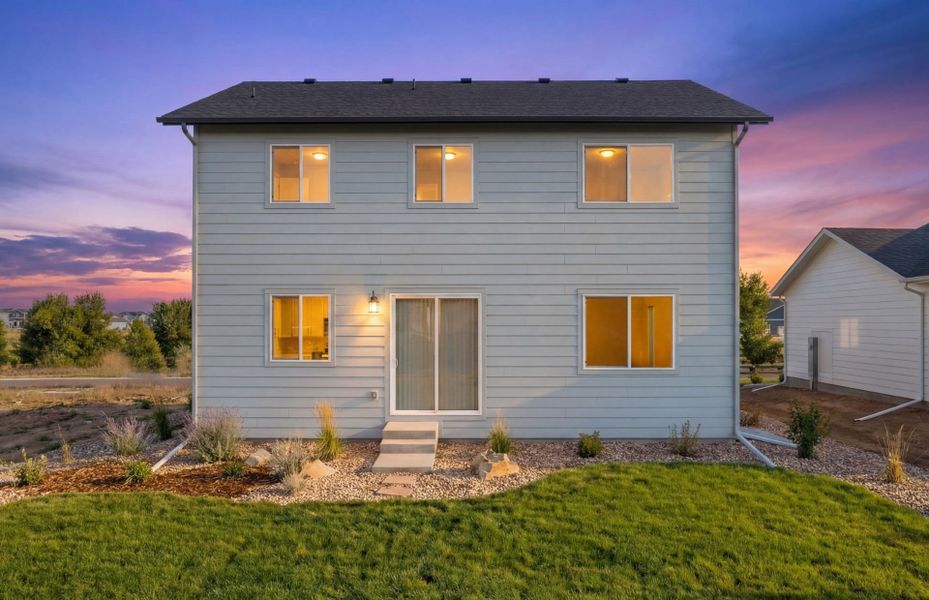 Exterior details and patio area of a home in Wolf Creek Run West, Strasburg (Image 4). Exterior details and patio area of a home in Wolf Creek Run West, Strasburg (Image 4).