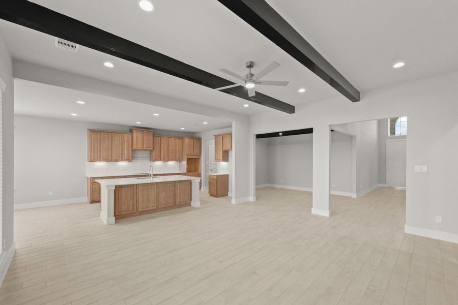 Furnished interior view inside a new home in Briarwood Crossing, Rosenberg (Image 6). Furnished interior view inside a new home in Briarwood Crossing, Rosenberg (Image 6).