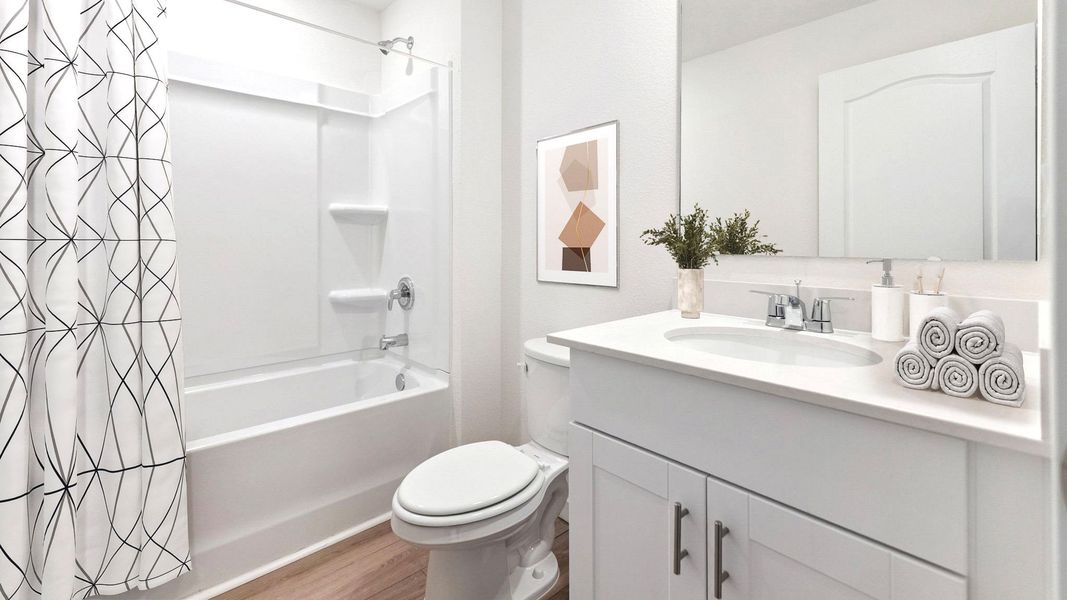 Furnished interior view inside a new home in Fountain View, Ormond Beach (Image 9).