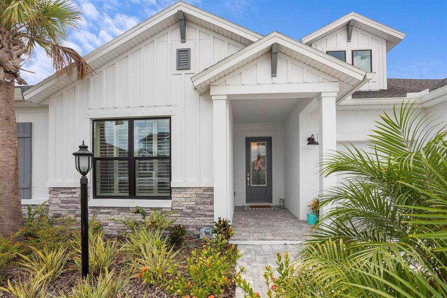 Front exterior of a new home in , Odessa, FL, highlighting curb appeal (Image 19).