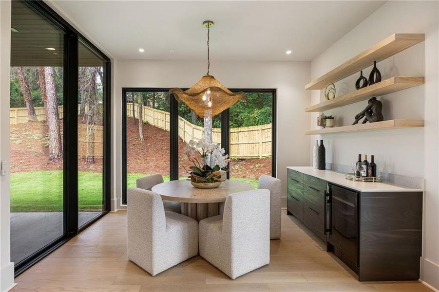 Furnished interior view inside a new home in , Atlanta (Image 6).