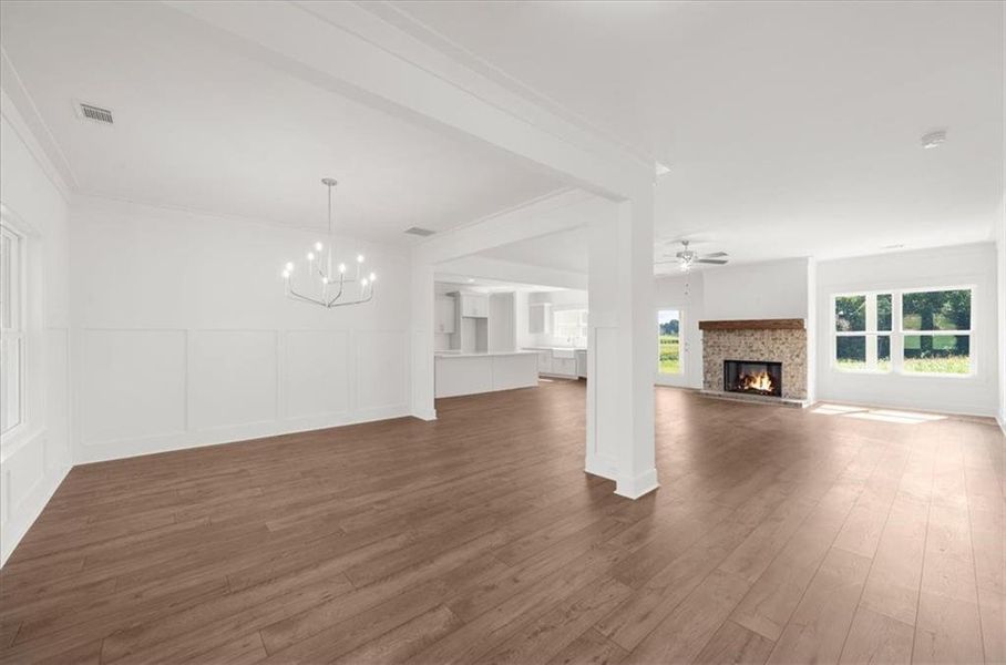Spacious, unfurnished interior of a new home in , Cumming (Image 24).