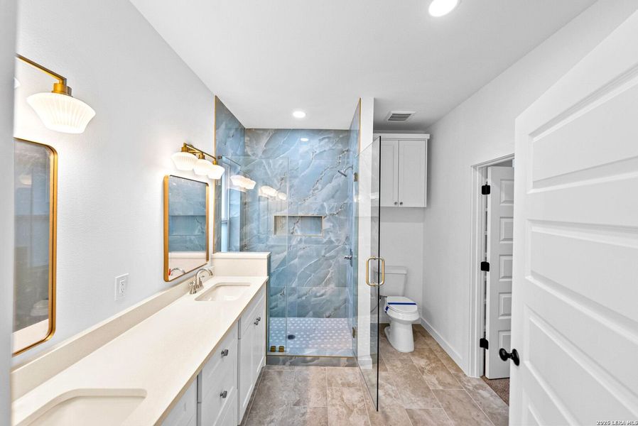 Furnished interior view inside a new home in , San Antonio (Image 11).
