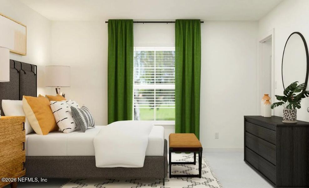 Furnished interior view inside a new home in Cove at Southwood, Jacksonville (Image 10).