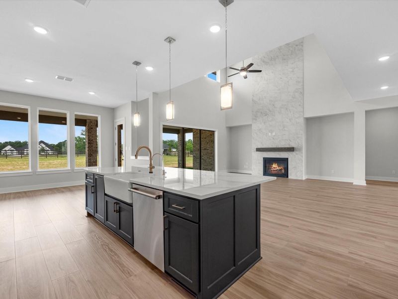 Furnished interior view inside a new home in The Estates at James Lane, Fulshear (Image 11). Furnished interior view inside a new home in The Estates at James Lane, Fulshear (Image 11).