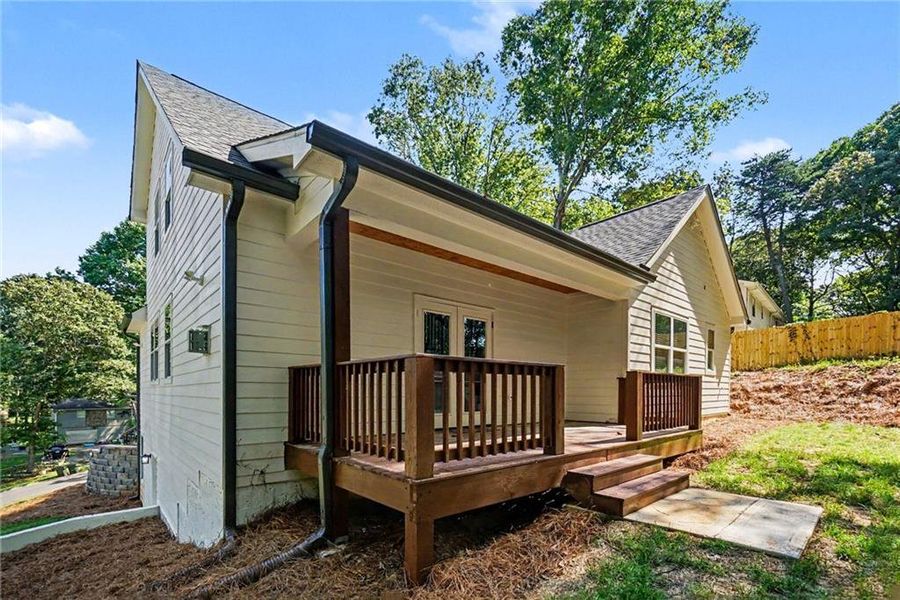 Exterior details and patio area of a home in , Woodstock (Image 3).