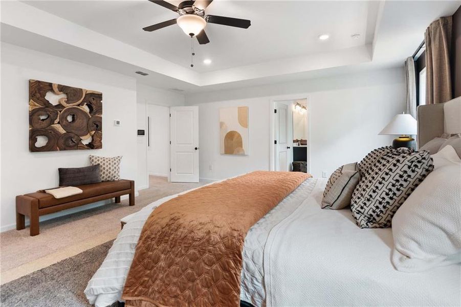 Furnished interior view inside a new home in Creekside, Dawsonville (Image 54). Furnished interior view inside a new home in Creekside, Dawsonville (Image 54).