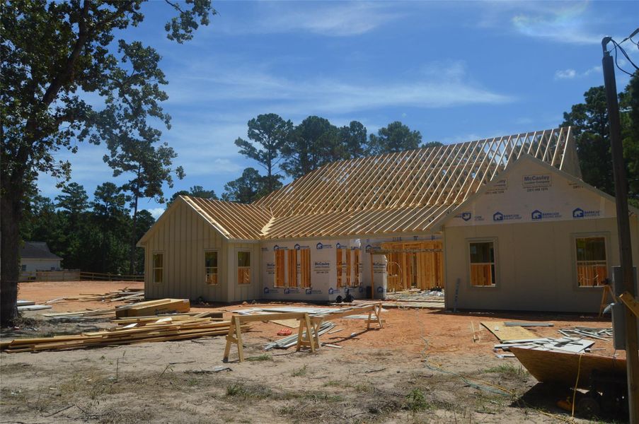 In-progress construction of a new home in , Plantersville, TX (Image 11).