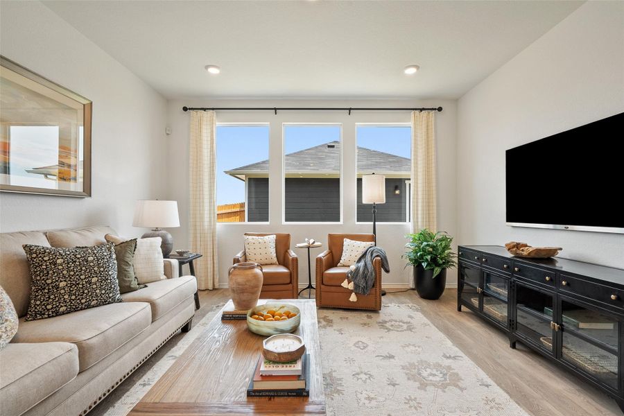 Furnished interior view inside a new home in Valverde, Bastrop (Image 36). Furnished interior view inside a new home in Valverde, Bastrop (Image 36).