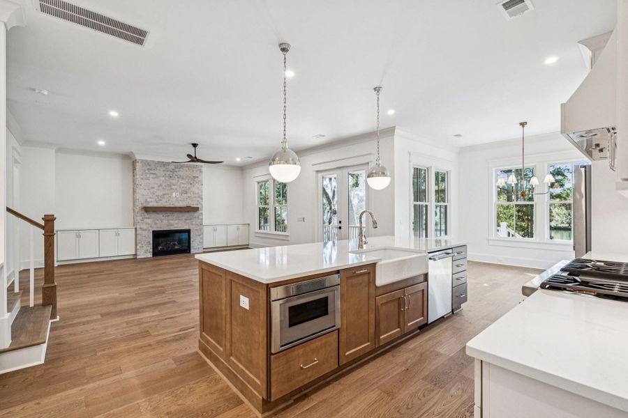 Furnished interior view inside a new home in , Johns Island (Image 10).