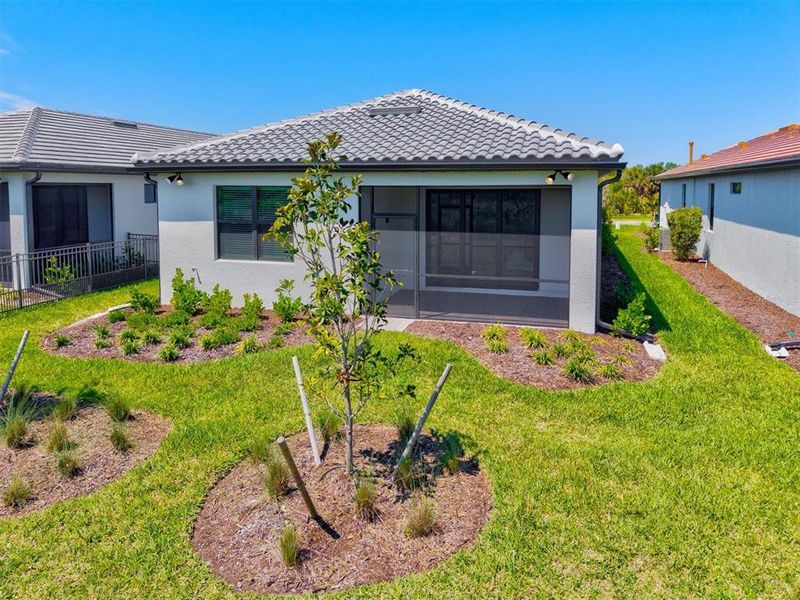 Front exterior of a new home in , Nokomis, FL, highlighting curb appeal (Image 25).