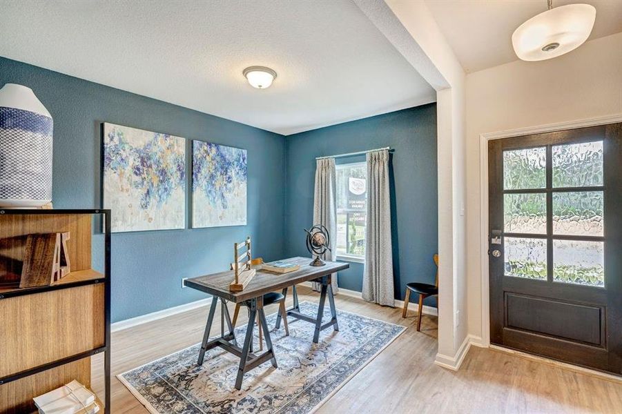 Furnished interior view inside a new home in , Crowley (Image 12).