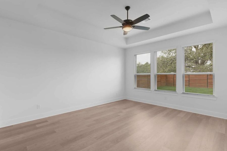 Representative unfurnished interior of a home built from the Hudson by Chesmar Homes in Newhaven, Manor (Image 21). Representative unfurnished interior of a home built from the Hudson by Chesmar Homes in Newhaven, Manor (Image 21).