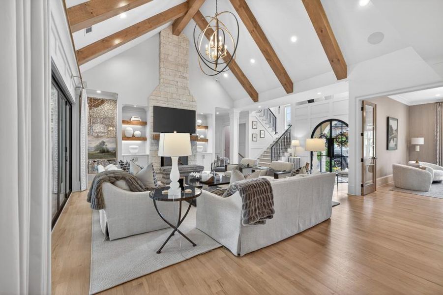 Furnished interior view inside a new home in , Braselton (Image 55).