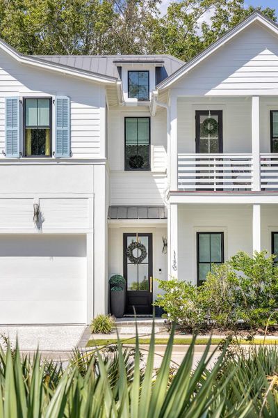 Front exterior of a new home in , Mount Pleasant, SC, highlighting curb appeal (Image 18). Front exterior of a new home in , Mount Pleasant, SC, highlighting curb appeal (Image 18).