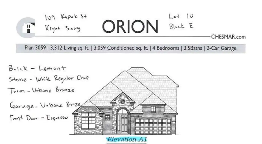 Exterior elevations & selections Exterior elevations & selections