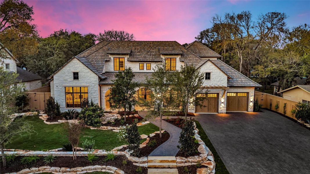 Front exterior of a new home in , Austin, TX, highlighting curb appeal (Image 21). Front exterior of a new home in , Austin, TX, highlighting curb appeal (Image 21).