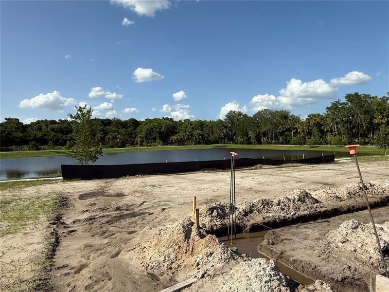 In-progress construction of a new home in Estates at Rivercrest, Sanford, FL (Image 13). In-progress construction of a new home in Estates at Rivercrest, Sanford, FL (Image 13).