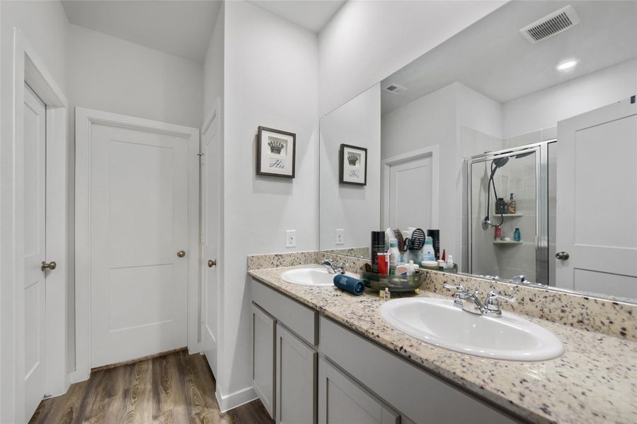 Furnished interior view inside a new home in Paloma at Sanford Farms, Waller (Image 25).