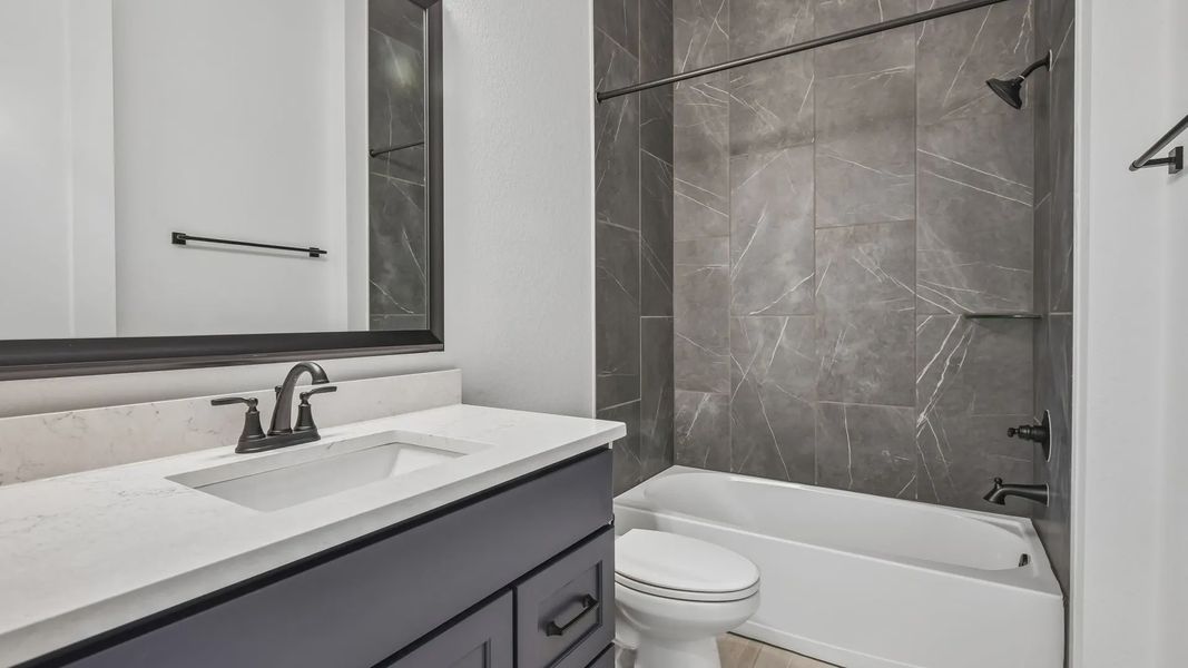Furnished interior view inside a new home in Artavia, Conroe (Image 14).