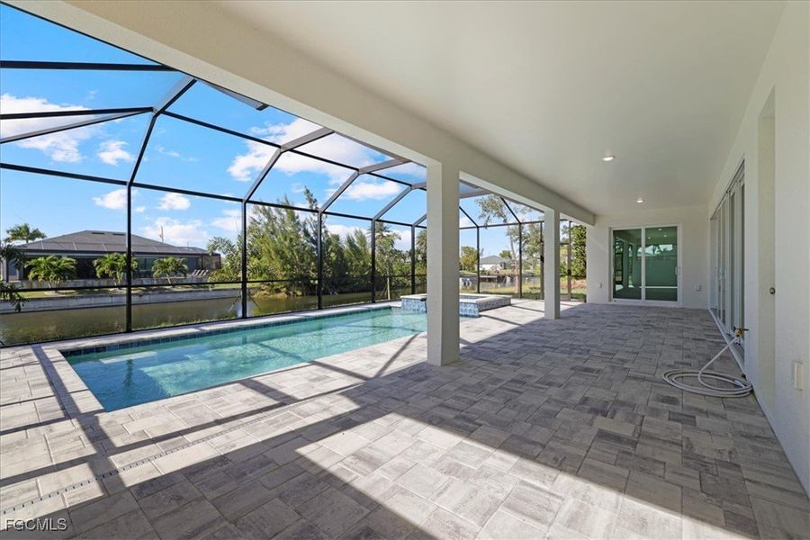 Exterior details and patio area of a home in Cape Coral, Cape Coral (Image 24).