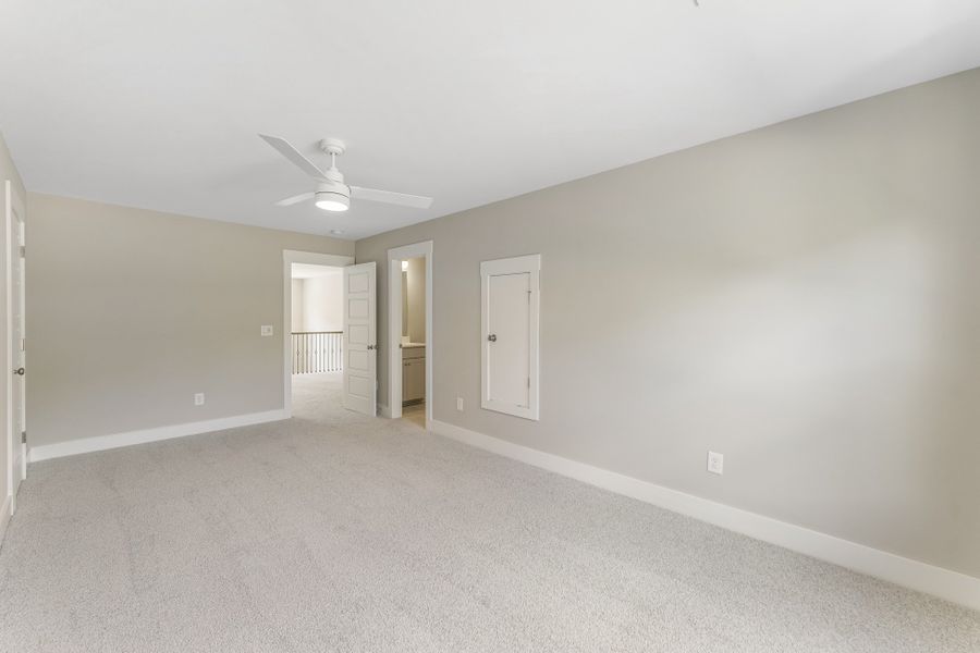 Representative unfurnished interior of a home built from the Crosby by Hunter Quinn Homes in Landing at Clemson Marina, Seneca (Image 19).