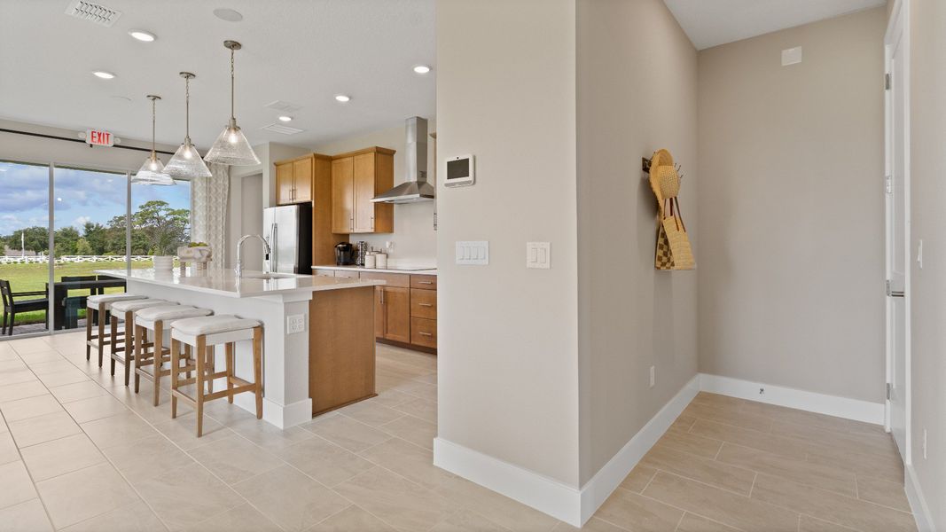Representative furnished interior of a home built from the Sweetgum by DRB Homes in Trailside, Mount Dora (Image 15).