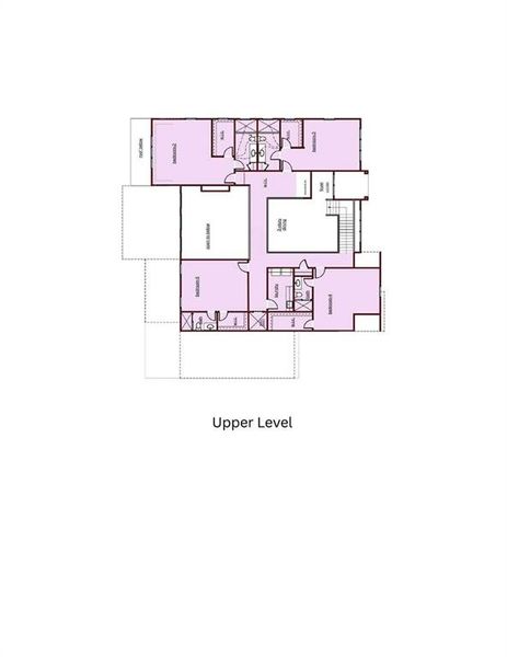 2D floor plan layout of this home in , Buford, GA (Image 3).