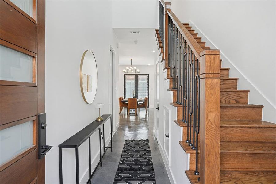 Furnished interior view inside a new home in , Dallas (Image 9). Furnished interior view inside a new home in , Dallas (Image 9).