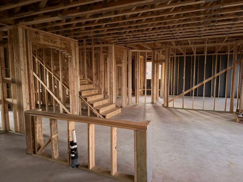 In-progress construction of a new home in Covenant Springs, Springtown, TX (Image 5).