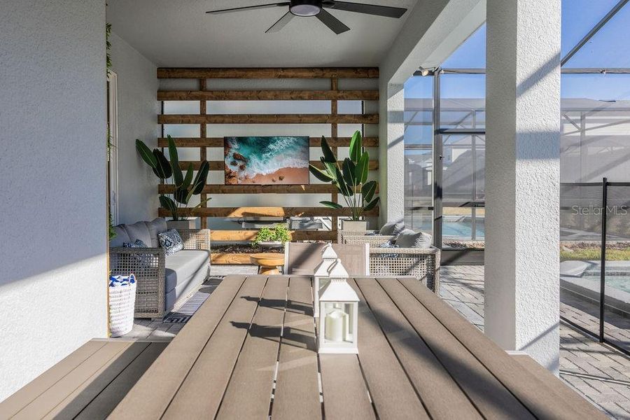 Furnished interior view inside a new home in , Clermont (Image 41).