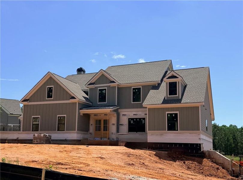 In-progress construction of a new home in , Monroe, GA (Image 1). In-progress construction of a new home in , Monroe, GA (Image 1).