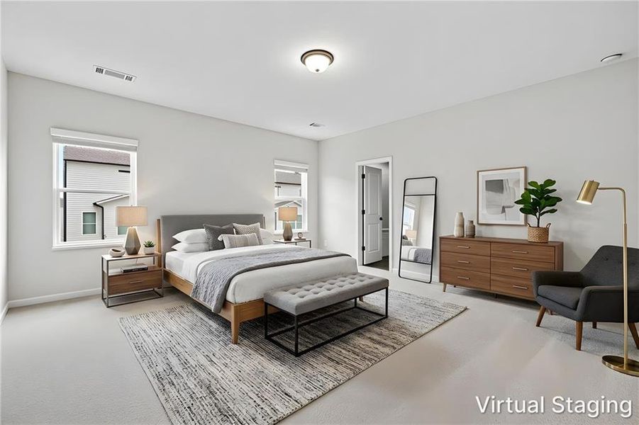 Furnished interior view inside a new home in , Lilburn (Image 9).