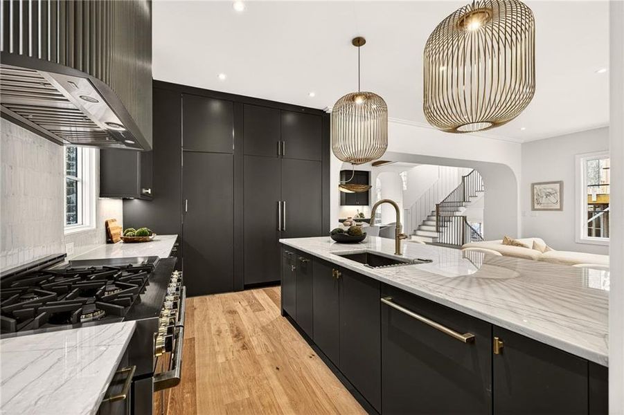 Furnished interior view inside a new home in , Atlanta (Image 9).