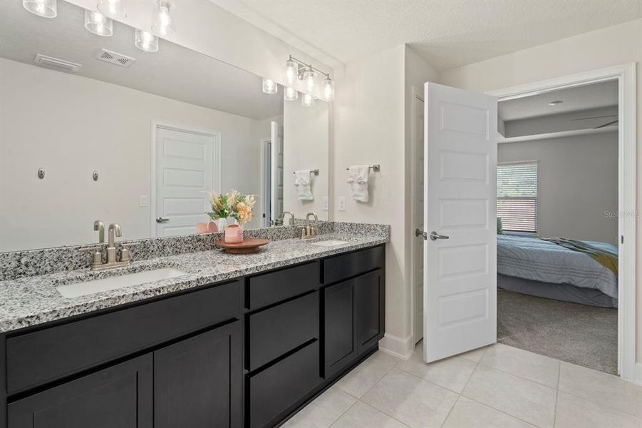 Furnished interior view inside a new home in , Harmony (Image 29).