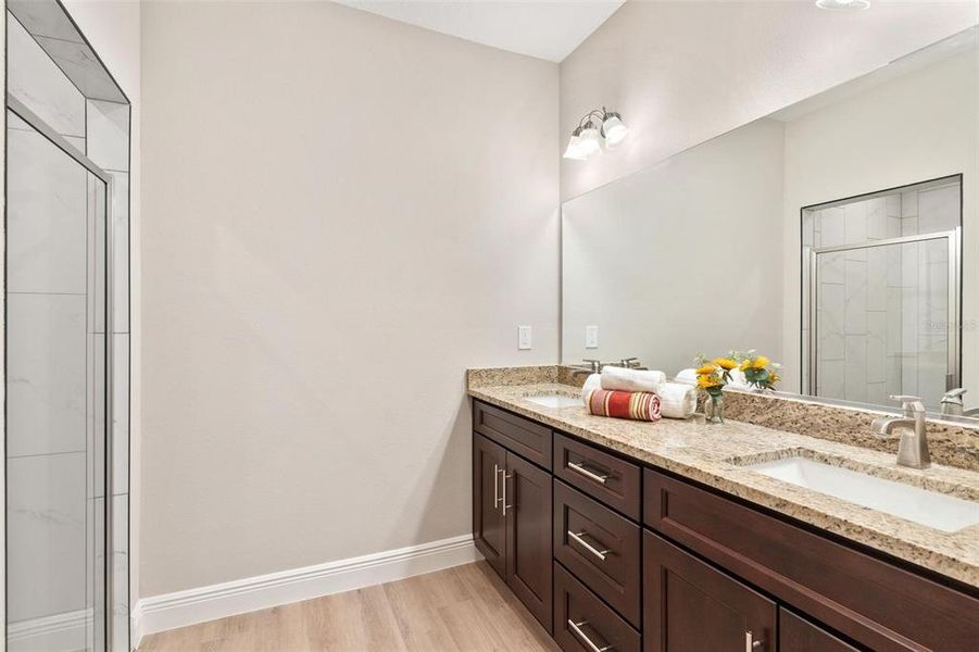 Primary Bathroom with Dual Sinks