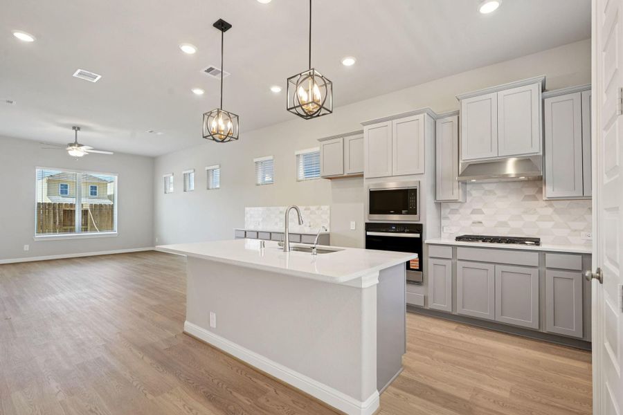 Furnished interior view inside a new home in Kemah Crossing - Luxe Series, Kemah (Image 19).