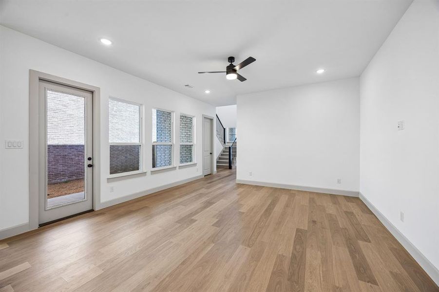 This dream home offers a light, bright and airy family room large enough to host the entire family! This dream home offers a light, bright and airy family room large enough to host the entire family!
