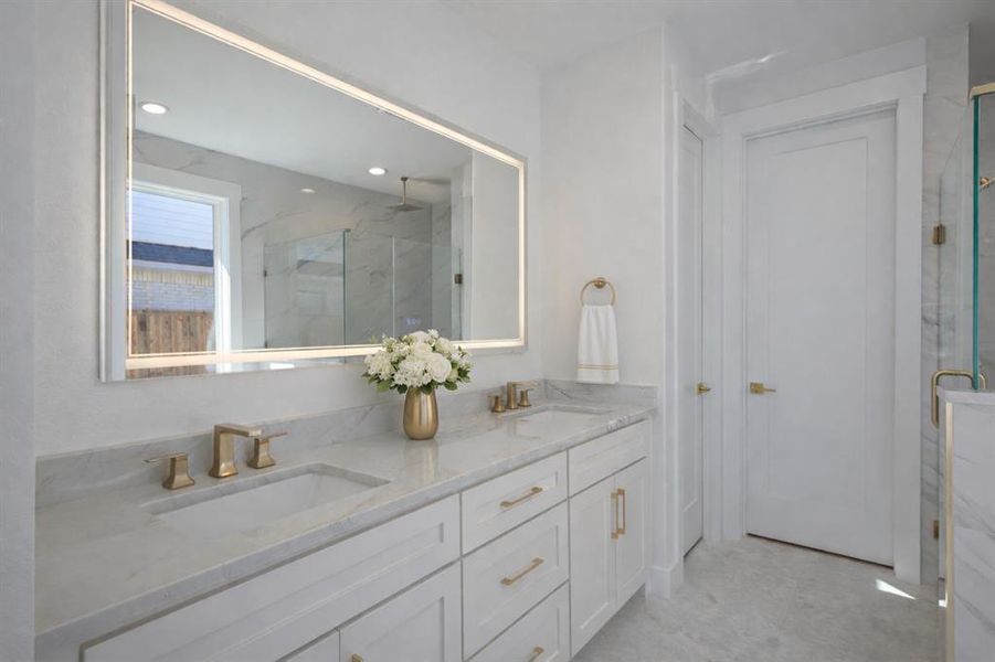 Furnished interior view inside a new home in , Pottsboro (Image 12).