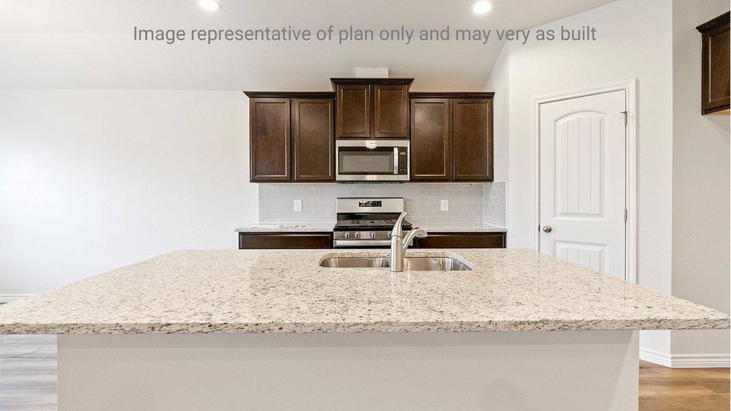 Furnished interior view inside a new home in Royal Oak South, Corpus Christi (Image 6).