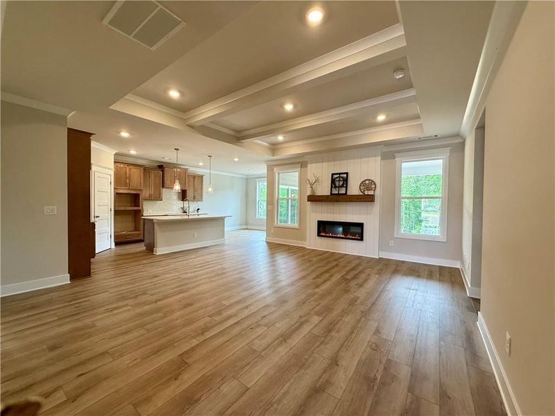 Spacious, unfurnished interior of a new home in Ponderosa Farms Reserve, Gainesville (Image 31). Spacious, unfurnished interior of a new home in Ponderosa Farms Reserve, Gainesville (Image 31).